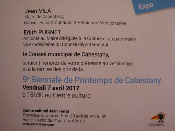 9Ème Biennale de Printemps de Cabestany