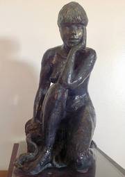 Aghate statue Nu d'art décoration. Dem'art