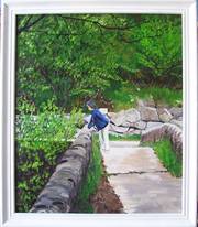 Pont sur la route de la Croix de Bozon. 