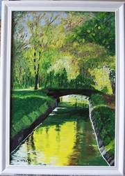 Rigole de l'Yonne Montreuillon. 