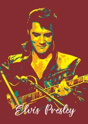 Elvis Presley. Elvis Aaron Presley. The king. King of Rock and Roll. Taurungka Graphic Design