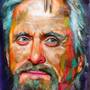 Michael Douglas by Naydene Gonnella. Art At The Ridge (Antigua & Barbuda)