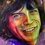 Mick Jagger by Naydene Gonnella. Art At The Ridge (Antigua & Barbuda)