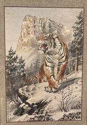 Tiger on the Mount Paektu. Lalita Patel