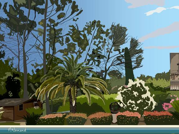 2024-06-29 Valescure Le jardin de Michèle.  Michel Normand