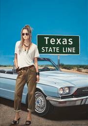 Contemporary portrait «Here Comes Texas! . ». 