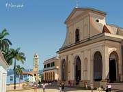 2025-07-18 Cuba-Trinidad Centre-Ville Place Mayor Eglise Paroissiale. 