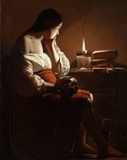 Georges de La Tour – The Magdalen with the Smoking Flame (c. 1640) Baroque Mas. Timless Artworks