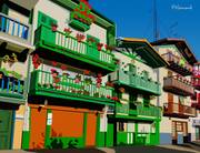 2025-10-13 Espagne – Fontarrabie Maisons de pêcheurs. 