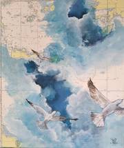 A vol d’oiseaux. Roselyne Rollant