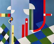 Échec et mat Acrylique sur médium. Philippe Garnier De La Baudiniere